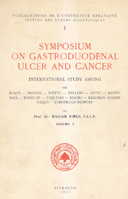 Symposium on Gastroduodenal Ulcer and Cancer vol. 1
