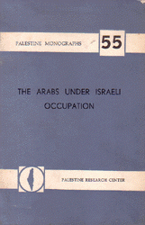 The Arabs under Israeli Occupation