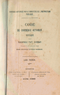 Code De Commerce Ottoman